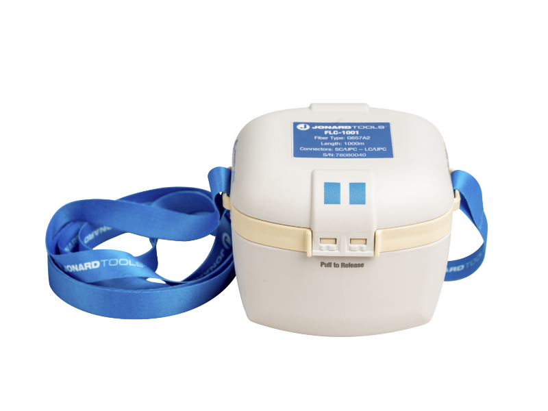 Voor/naspanhaspel SC/UPC-LC/UPC, 1000 meter (FLC-1001)-A