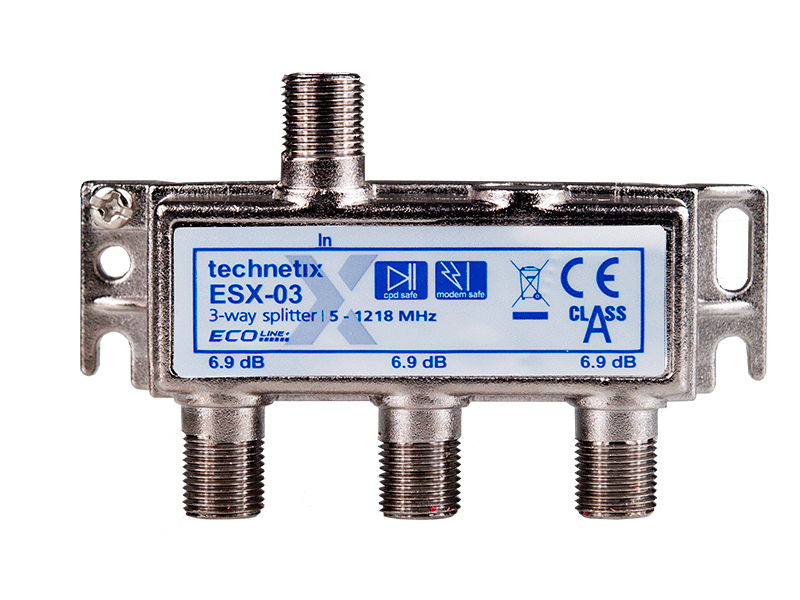 Drievoudige verdeler 5-1218 MHz (ESX-03+/N)
