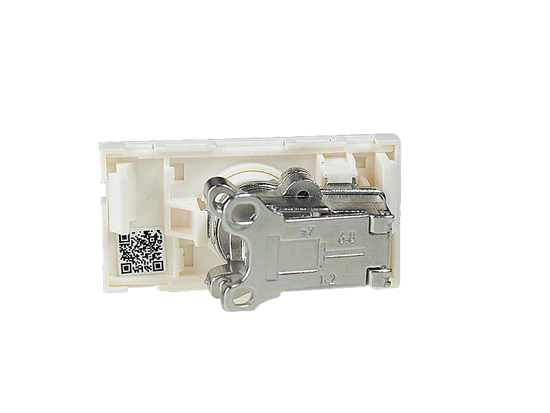 IEC-male insert module voor de modulaire wandcontactdoos-A IEC-male insert module voor de modulaire wandcontactdoos-A