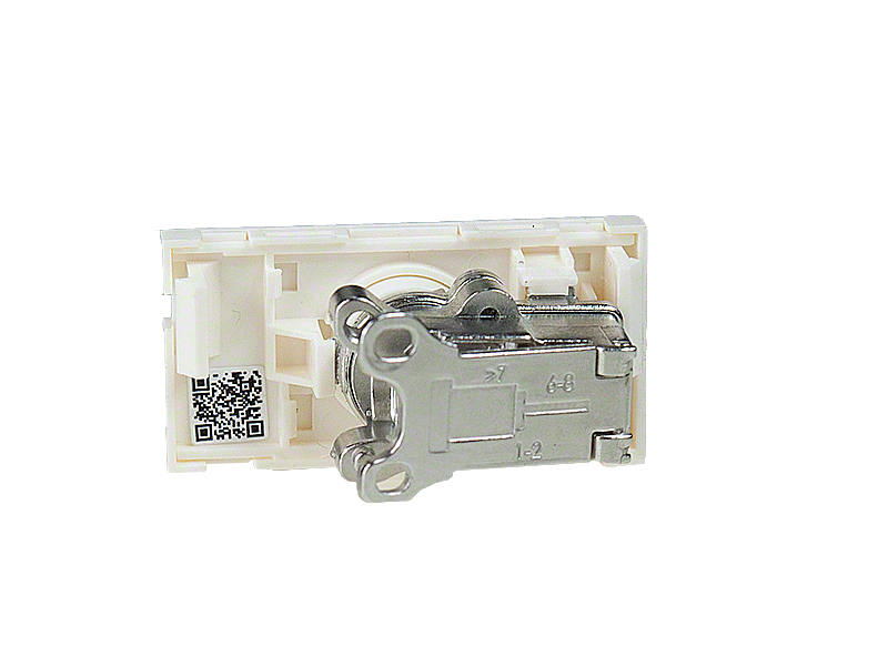 IEC-male insert module voor de modulaire wandcontactdoos