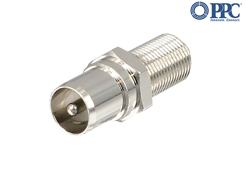 Meetadapter HQ F-female/IEC-male (Ziggo goedgekeurd)-A
