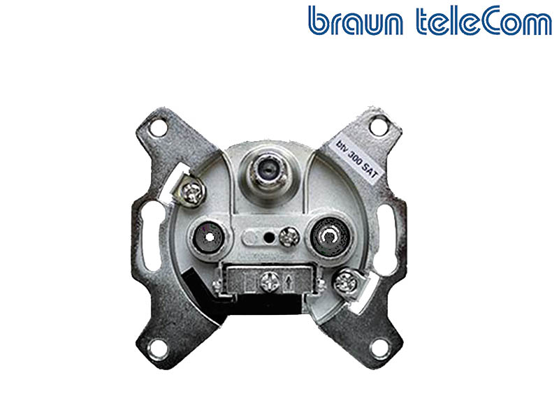 SAT/TV/R-aansluitdoos, inbouw, 4-2400 MHz (BTV-300SAT)-A