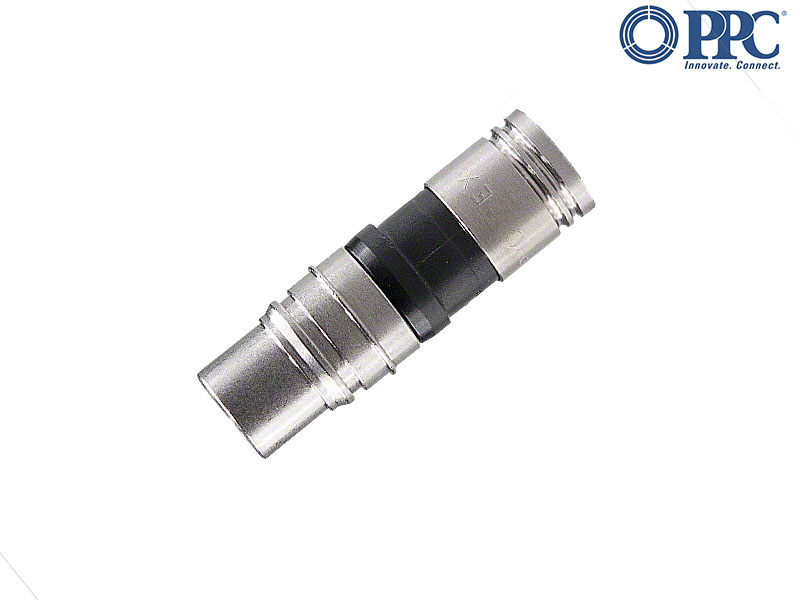 PPC IEC-male compressieconnector, 50 stuks/zak (EX6-5183 IECM)-A