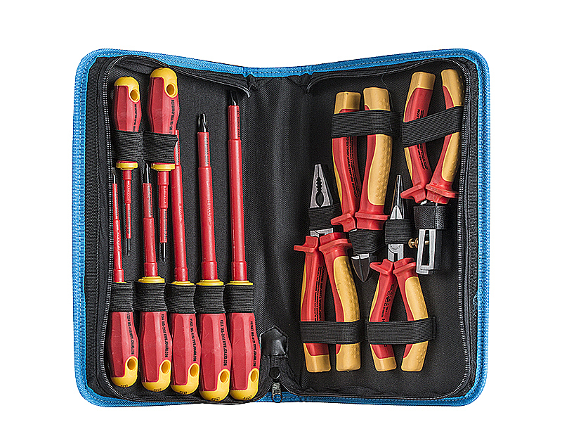 Toolkit 11-delig VDE gekeurd (TK-110INS)-A Toolkit 11-delig VDE gekeurd (TK-110INS)-A
