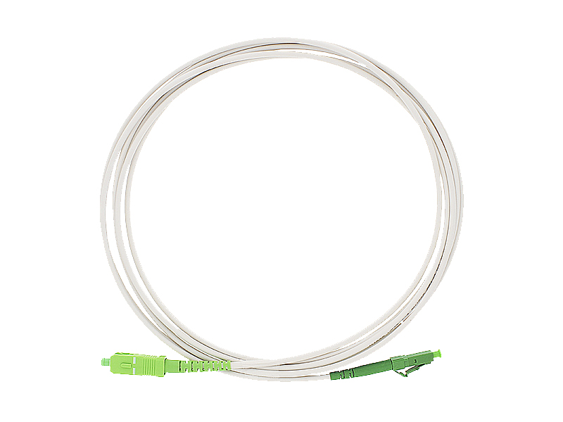 Patchkabel simplex SM SC/APC-LC/APC. 3.0mm/1.5mtr (gearmeerd)