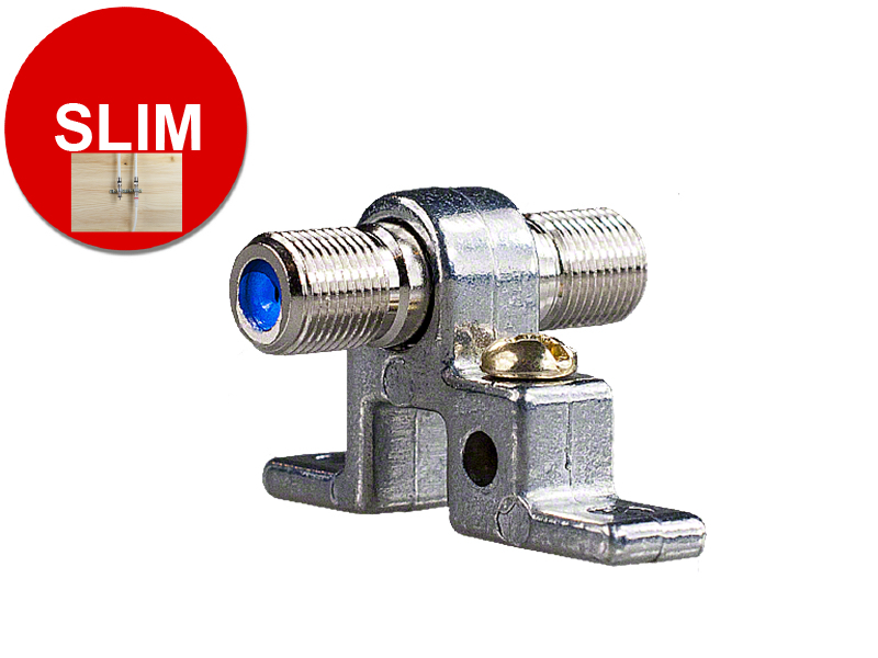 Coaxverbinder F-female naar F-female (muurmontage)-A