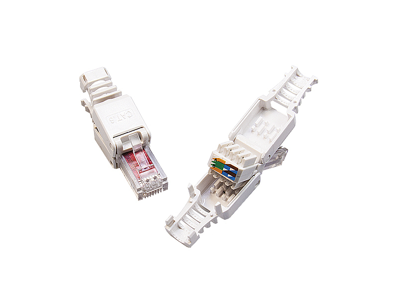 RJ45 snap-on connector voor CAT5/6, 2 stuks