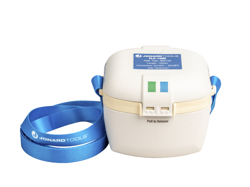 Voor/naspanhaspel SC/APC-LC/APC 1000 meter (FLC-1007)-A