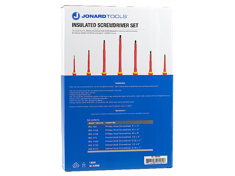 Schroevendraaierset 7-delig VDE gekeurd (TK-70INS)-A