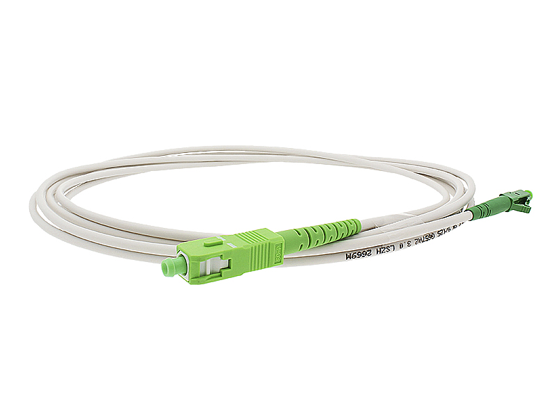 Patchkabel simplex SM SC/APC-LC/APC. 3.0mm/20mtr (gearmeerd)