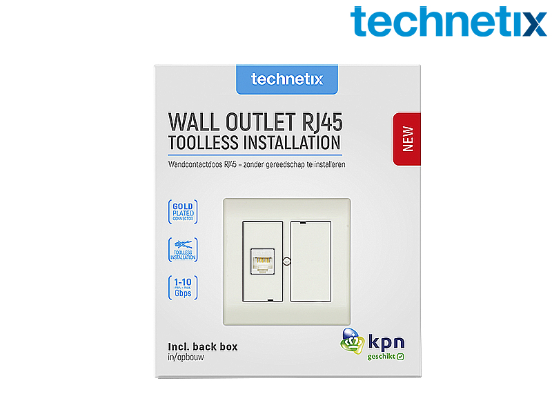 Modulaire wandcontactdoos internet