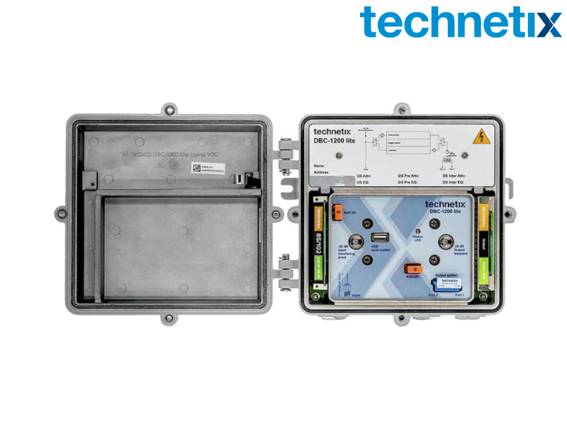 Versterker 44dB 5-1218 MHz remote voeding (DBC-1200 Lite-xx/xxR)