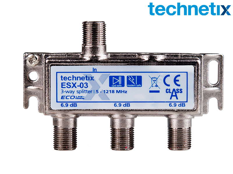 Drievoudige verdeler 5-1218 MHz (ESX-03+/N)